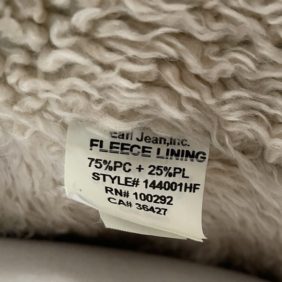 Earl Jean Denim‎ Women's Jacket Size Large Fits Like A Med - Picture 10 of 14